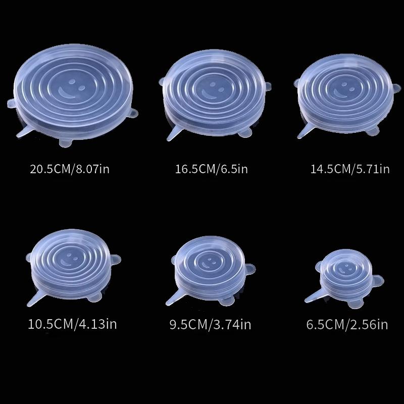 Silicone Food Covers (6pcs)