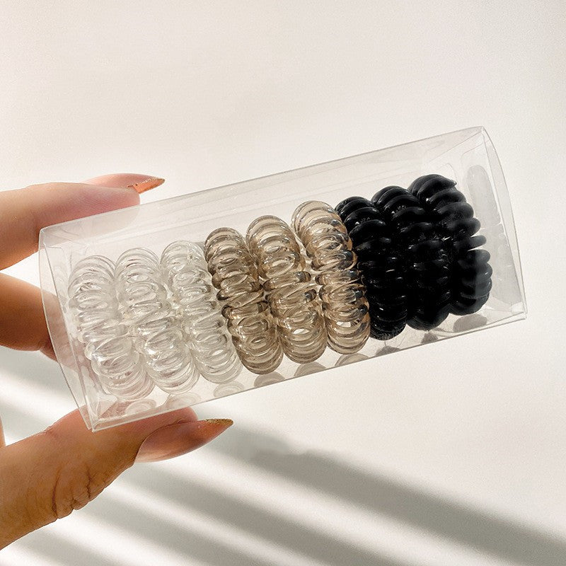 9pcs Spiral Hair Ties
