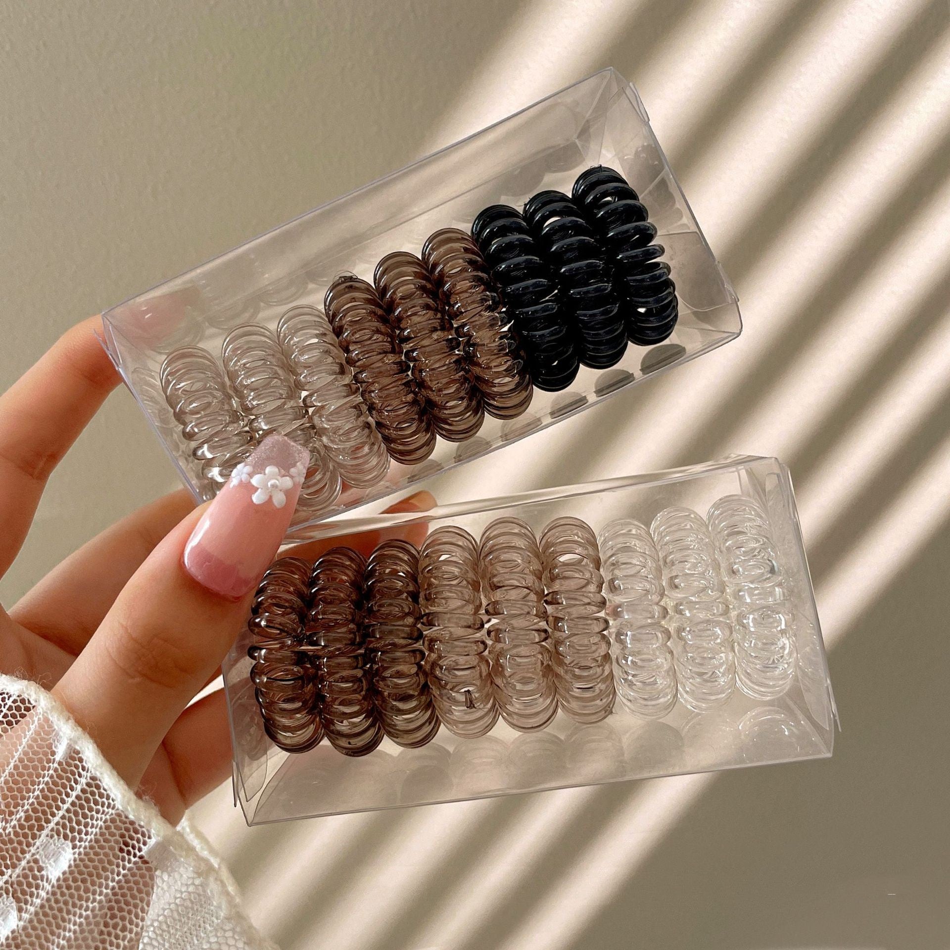 9pcs Spiral Hair Ties