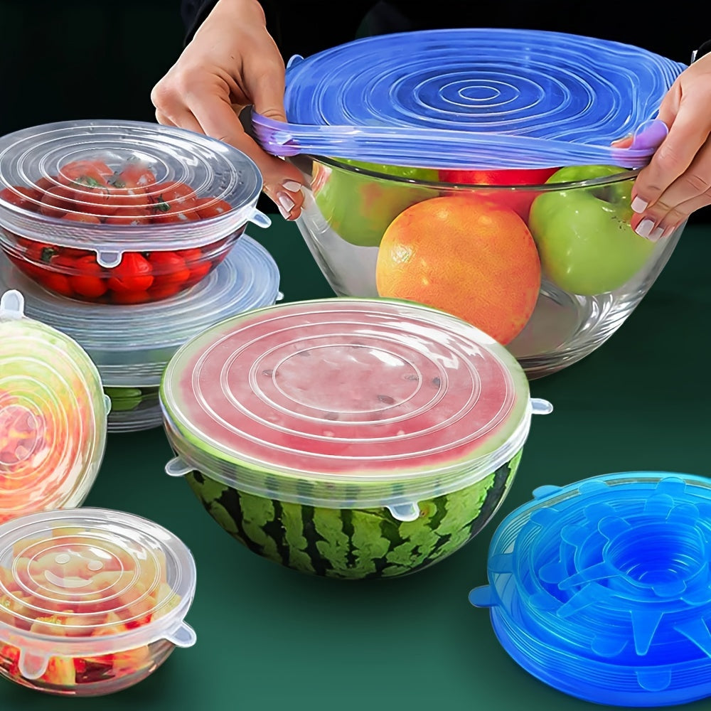Silicone Food Covers (6pcs)