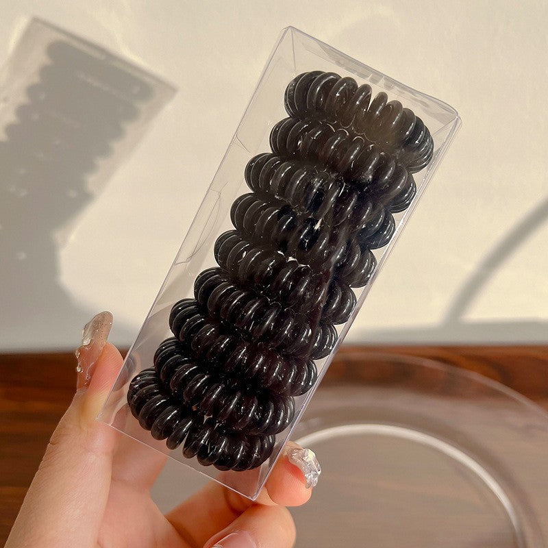 9pcs Spiral Hair Ties