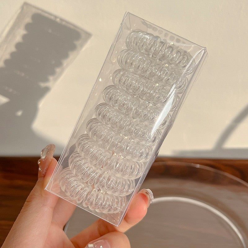 9pcs Spiral Hair Ties