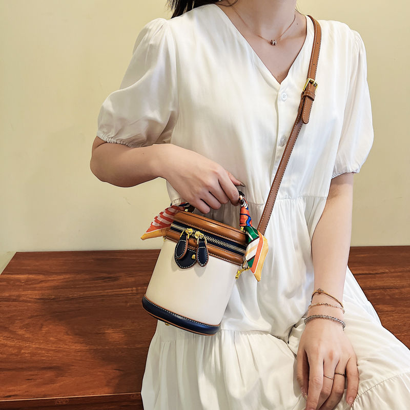Colorblock Bucket Bag