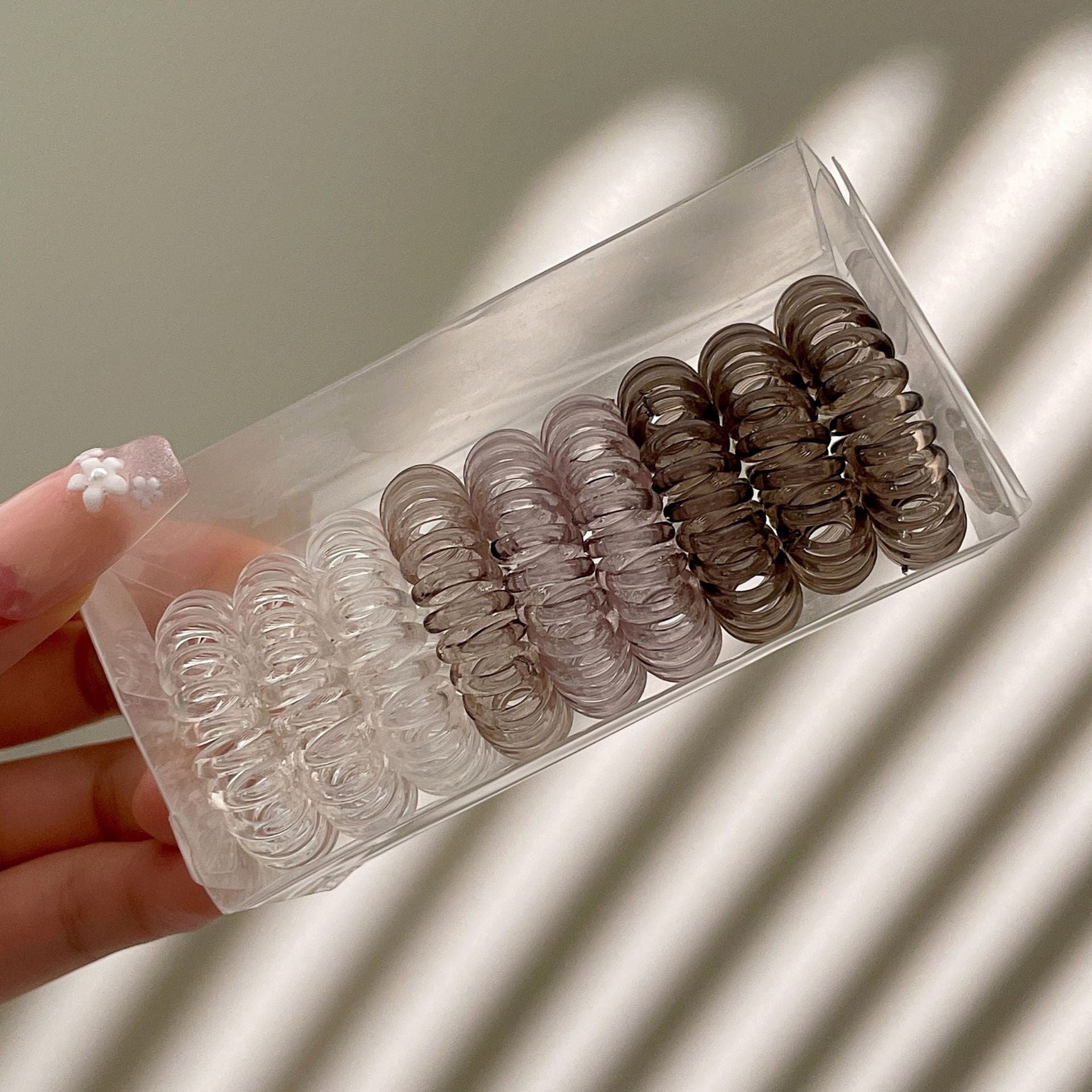 9pcs Spiral Hair Ties