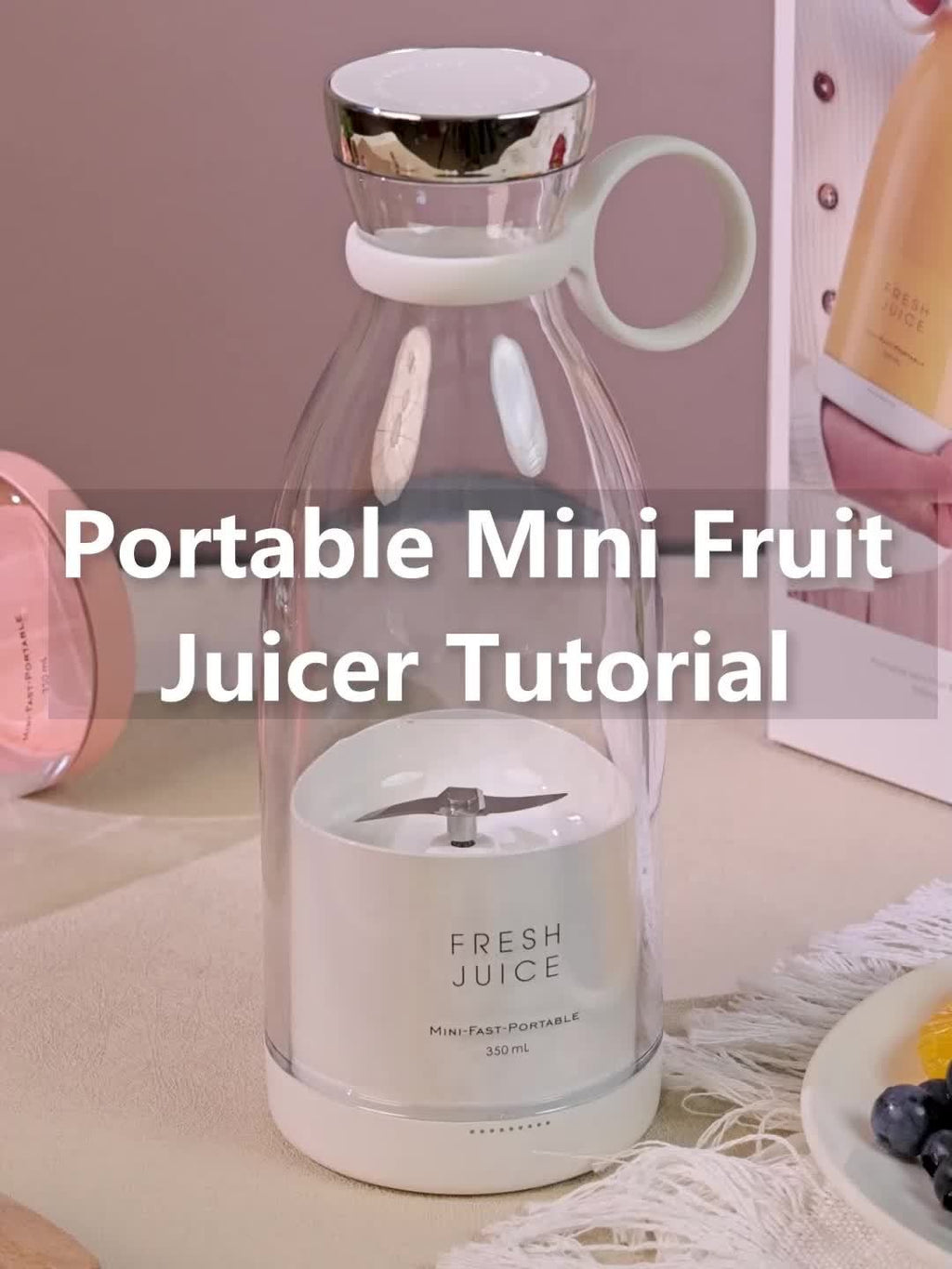 Portable Mini Fruit Blender
