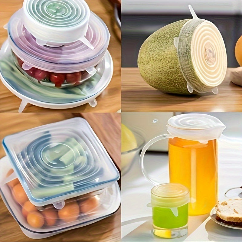 Silicone Food Covers (6pcs)