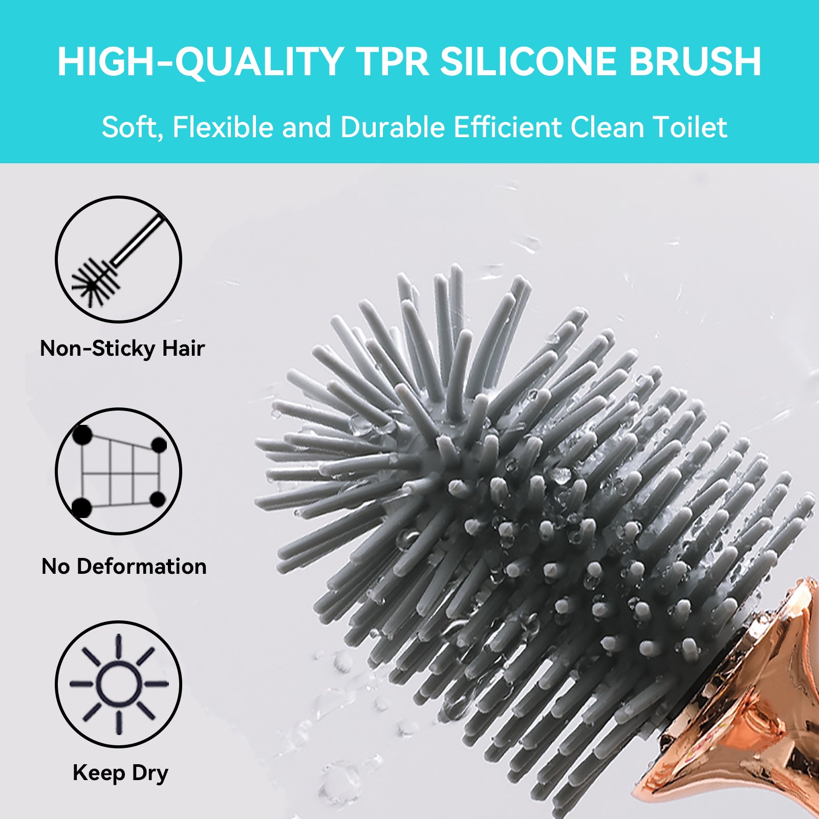 Aokala Toilet Brush & Holder