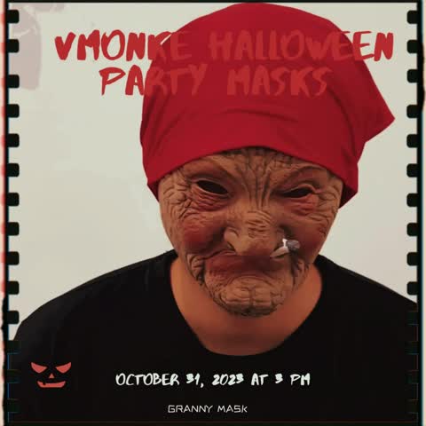 Grandma Halloween Mask