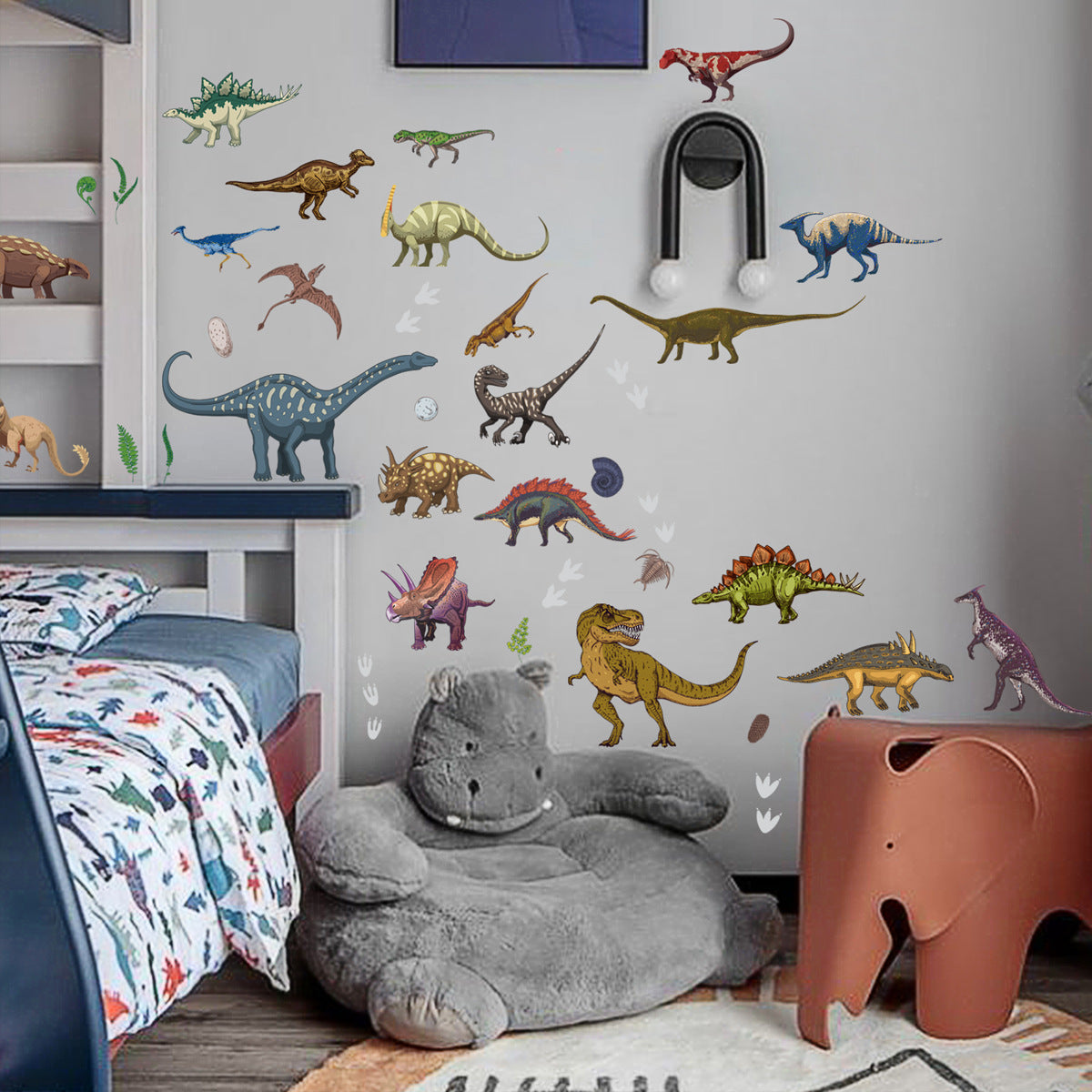 Glow Dino Stickers